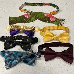 6 Pack Variety of Bow Ties